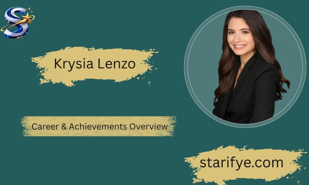 Krysia Lenzo: Profile, Career & Achievements Overview