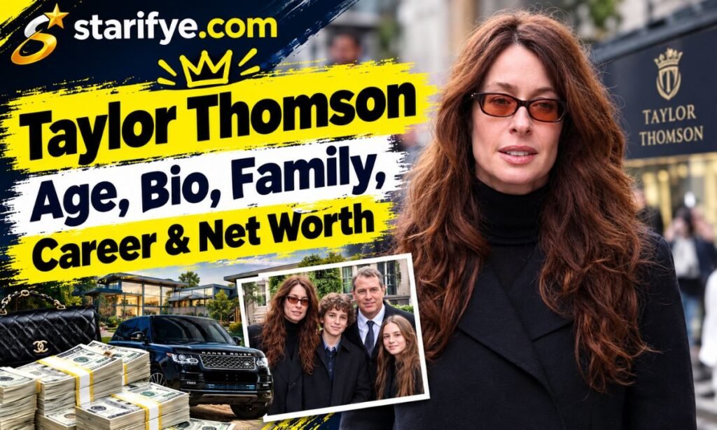 Taylor Thomson: Age, Bio, Family, Career & Net Worth